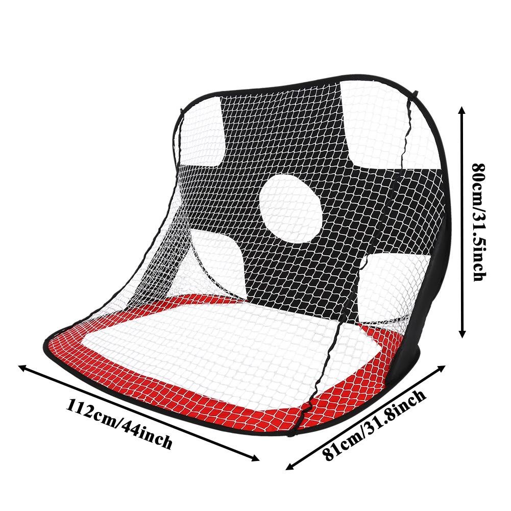 Pop Upキッズ用サッカーゴール 2 In 1ポータブルサッカーゲート折りたたみ式フットボールターゲットショットgoal Netケースfor Children B07bk1my4x ゴール