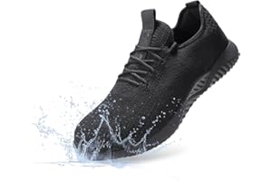 Furuian Steel Toe Shoes for Men Comfortable Safety Shoes Non Slip Steel Toe Sneakers Warehouse Industry Contstruction Mens Work Shoes