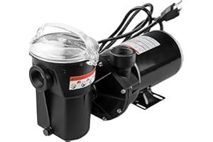 ORCEED W3SP1580X15 1.5 HP Pool Pump, Single speed motor, 115V, 3450RPM, 89407001 black