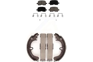 Transit Auto Front Rear Ceramic Brake Pads And Drum Shoes Kit Replacement For Toyota Corolla KCN-100457