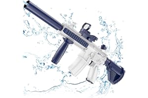 JONEG Electric Water Blaster for Kids Adults - Automatic, Extended-Range, Universal Inlet, Summer Outdoor Beach Swimming Pool Party Toys, Gift for Kids Age 8 9 10 11 12 Years Old Boys