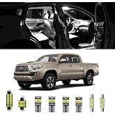 10pcs Tacoma Interior LED Lights Kit Super Bright LED Map Dome Light Bulbs for Toyota Tacoma 2005 2006 2007 2008 2009 2010 2011 2012 2013 2014 2015 2016 2017 2018 2019 2020 2021 2022 all models