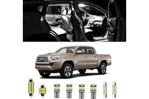 AWALITED 10pcs Tacoma Interior LED Lights Kit Super Bright LED Map Dome Light Bulbs for Toyota Tacoma 2005 2006 2007 2008 2009 2010 2011 2012 2013 2014 2015 2016 2017 2018 2019 2020 2021 2022 all models