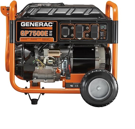Generac 5978 GP7500E 7500 Running Watts/9375 Starting Watts Electric
