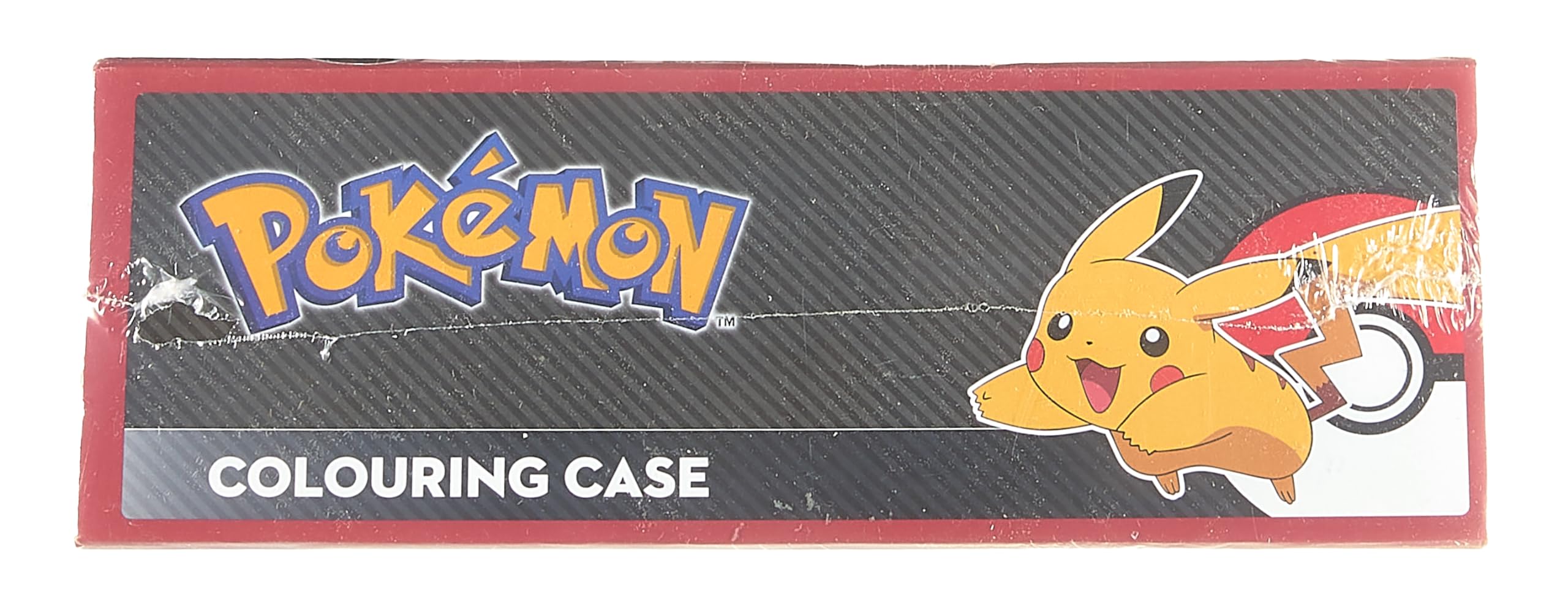 Pokemon Art Set for Boys Girls Drawing Painting Kit Markers Crayons Colored Pencils School Supplies Anime Gifts for Kids (Black/Red)