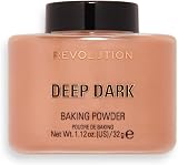 Revolution Beauty London Loose Baking Powder Prolongs Makeup 32g Dark Skin