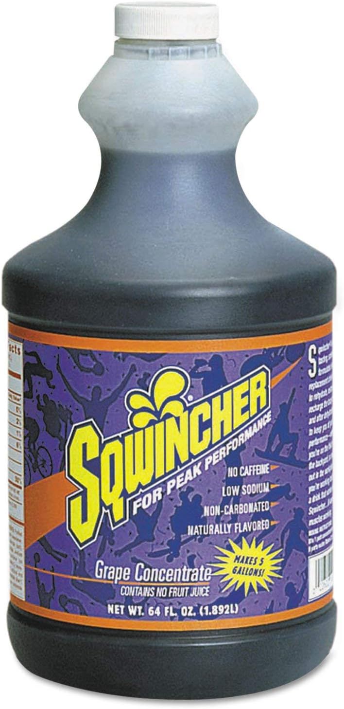 Sports Drink Mix Liquid Concentrate, Grape 64 oz.