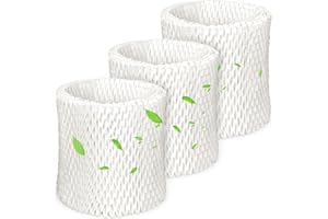 KEYCCI Canopy Humidifier Filters Replacement, Bedside Humidifier Filter Compatible with Canopy Bedside & Nursery Humidifiers, Wood Pulp & Paper Honeycomb Filters (3pcs, White)