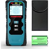 HANMATEK Stud Finder Wall Scanner,5 in 1 Multifunction Stud Locator with Upgraded Smart Sensor Audio Alarm HD LCD Display, St