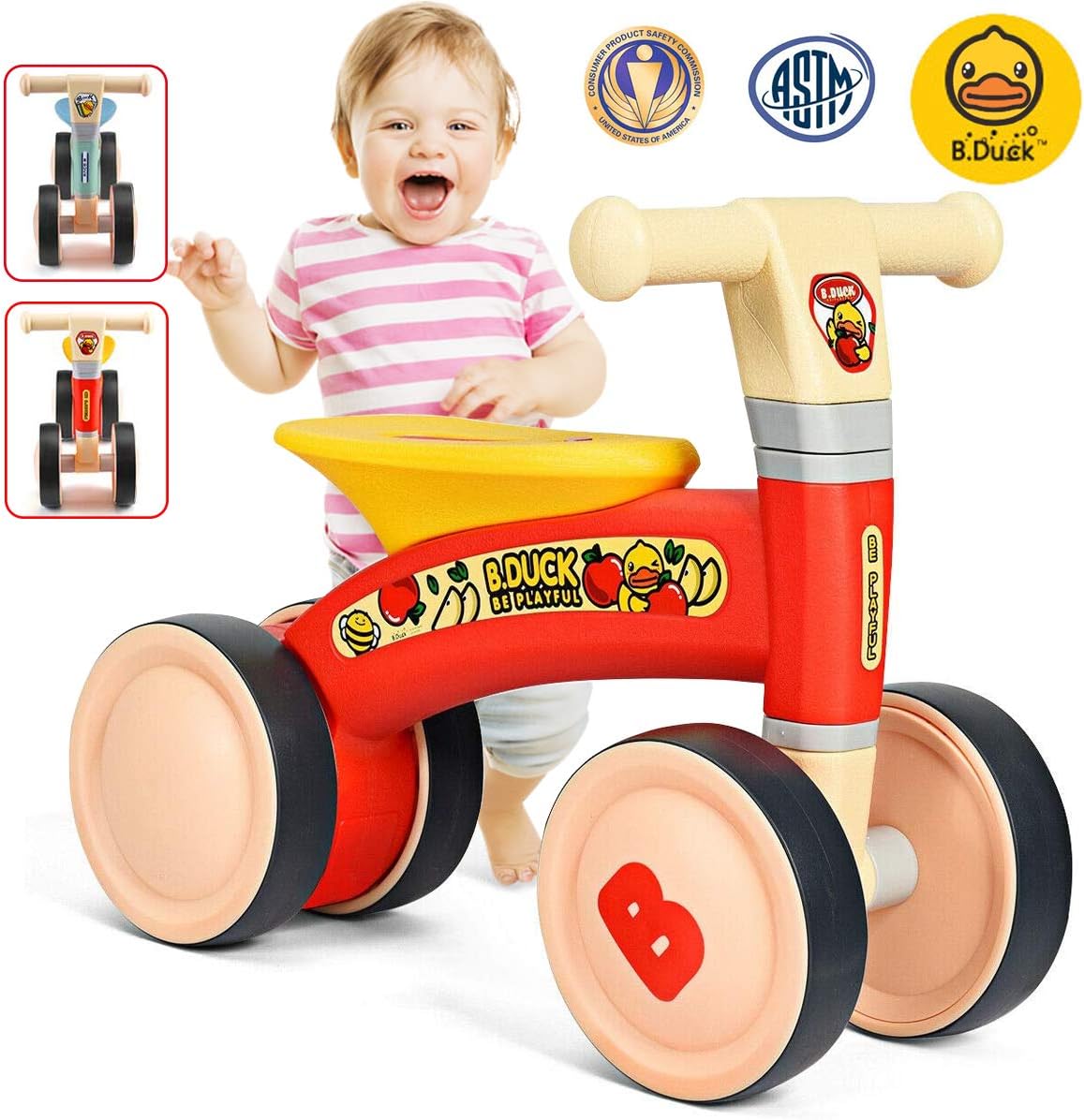 Lightweight Toddler Balance Bike for 2,3,4,5,6 Year Old Kids Children Kids Training Bicycle No-Pedal