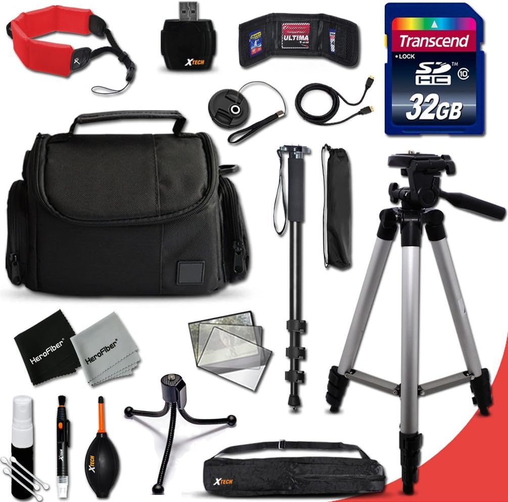 Amazon Com Canon Powershot Complete Accessories Kit For Canon Powershot G7 X G1 X G1 X Mark Ii G1 X G15 G16 Sx710 Hs D30 D Sx610 Hs Sx410 Is Sx600 Hs