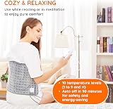 Mia&Coco Electric Heating Pad 30x60cm Back Neck Shoulders 10 Levels view 3