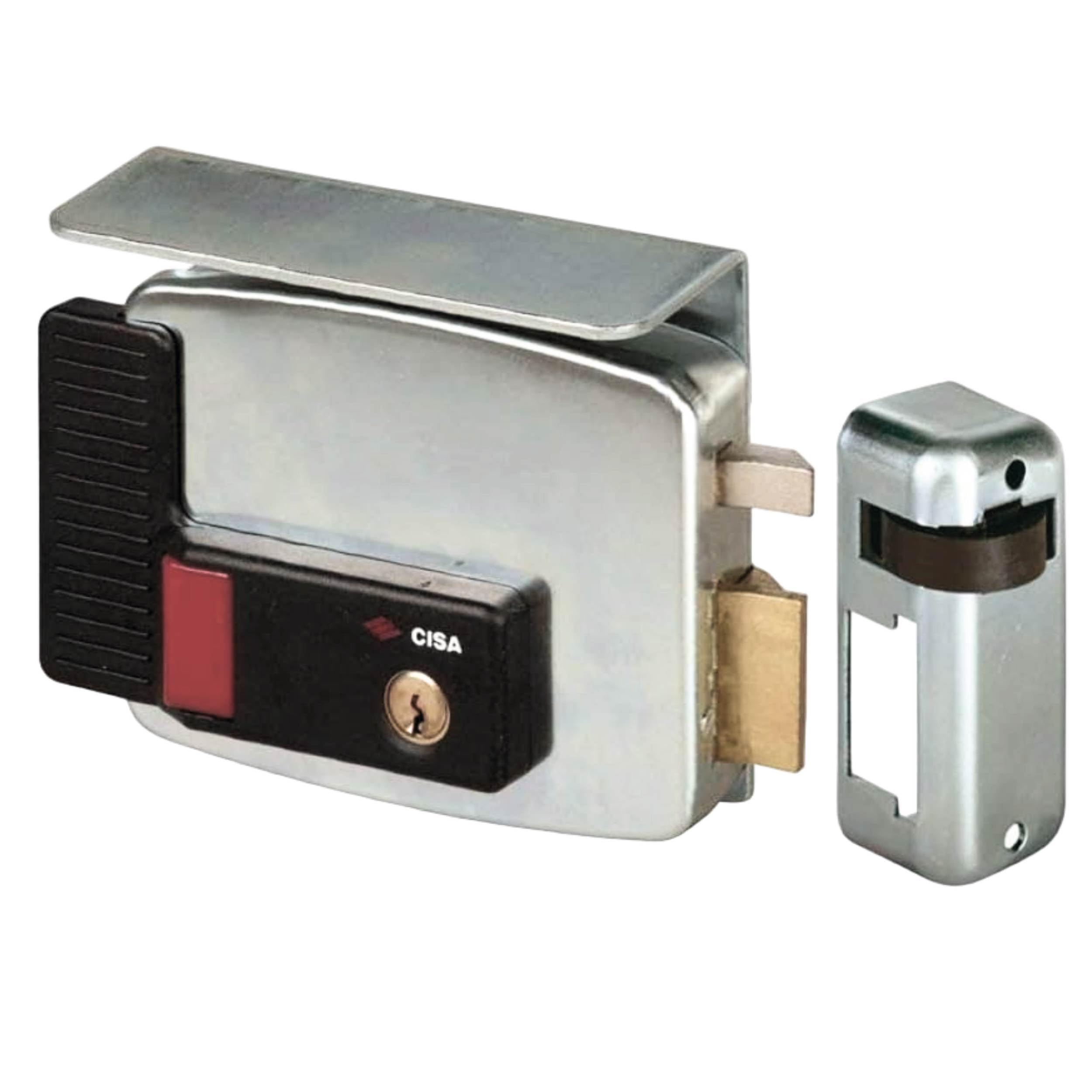 CISA 111731501 Electric Application Lock 50mm Manual Lock Guard Roof Under Nozzle Button Day Holder Right Hand