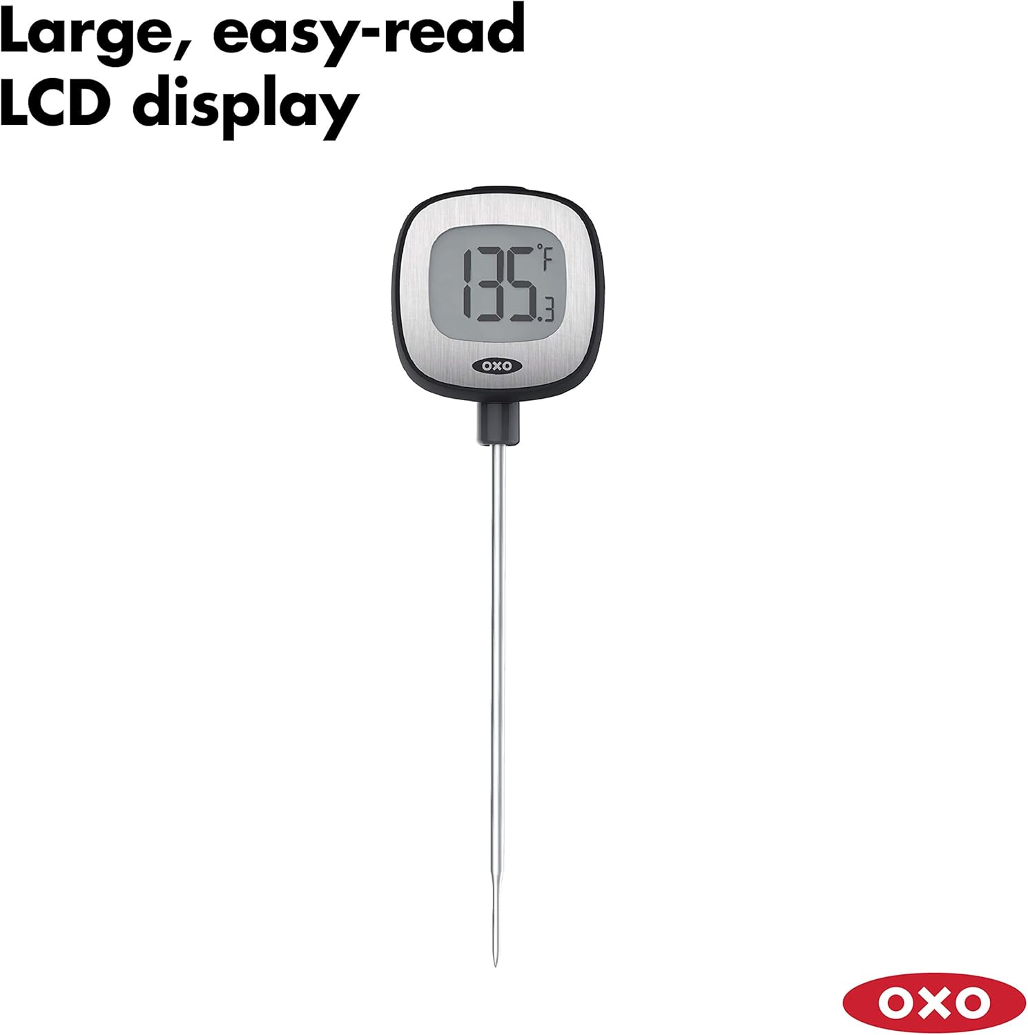 OXO Good Grips Chef's Precision Digital Instant Read Thermometer, Black, 1: Kitchen & Dining