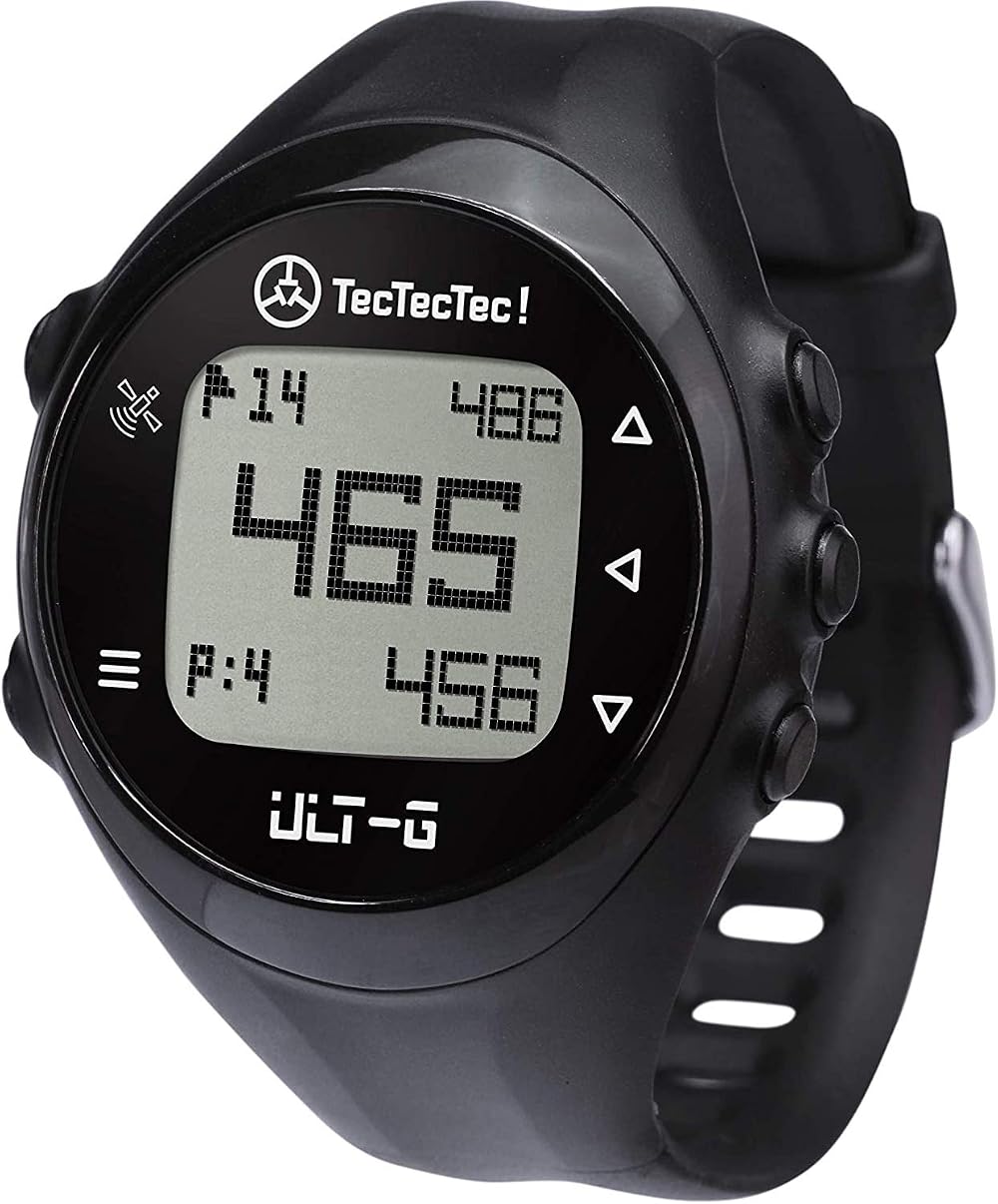 TecTecTec ULT-G Golf GPS Watch Preloaded Worldwide Courses Lightweight