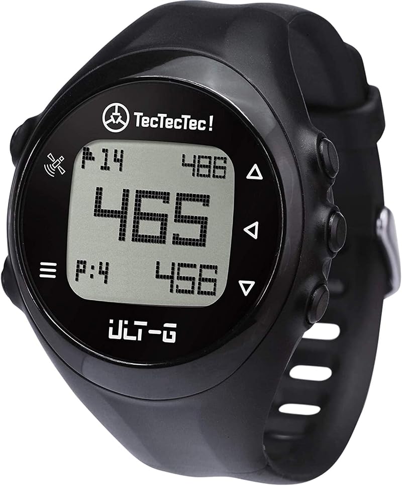 TecTecTec ULT-G Golf GPS Watch Preloaded Worldwide Courses Lightweight