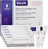 Wondfo Covid Lateral Flow Test Kit 5 Pack - Rapid Home Testing view 1