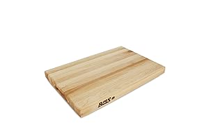 John Boos R01 Maple Wood Edge Grain Reversible Cutting Board, 18 Inches x 12 Inches x 1.5 Inches
