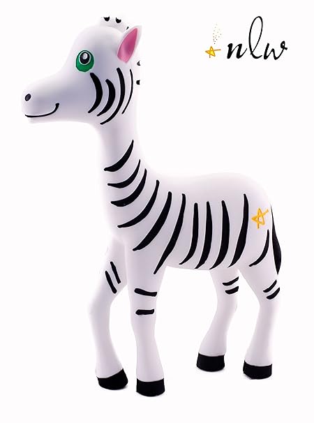 zebra teething toy