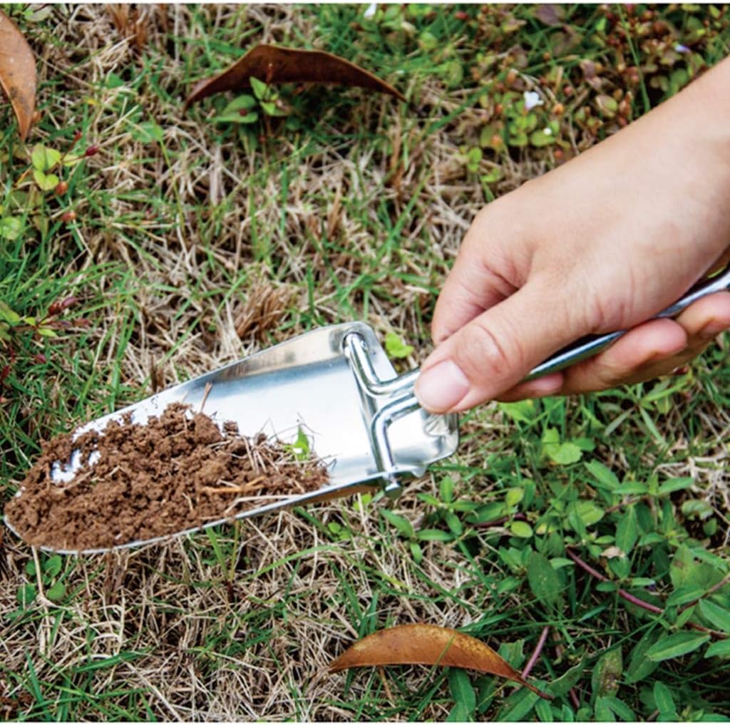 Ymeibe 2pcs Lightweight Mini Stainless Steel Foldable Garden Garden Trowel Portable Shovel for Gardening, Camping, Hiking, Backpacking Multipurpose : Garden & Outdoor