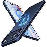 TORRAS Magnetic Slim-Fit for iPhone 17 PRO MAX Case, Ultra-Thin 17 ProMax Phone Case Compatible with MagSafe, Light Anti-Scratch Matte Hard PC Bayer 6.9 inch OriginFit, Deep Blue