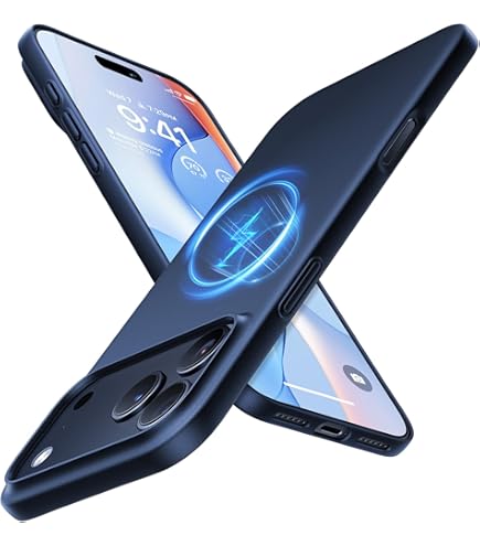 TORRAS iPhone 17 Pro Max ケース 真夜中ブルー Amazon.com: TORRAS Magnetic Slim Fit for iPhone 17 Pro Case 6.3