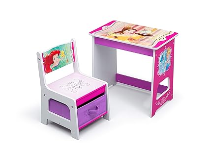 Disney Princess Kids Wood Desk And Chair Set By Delta Children