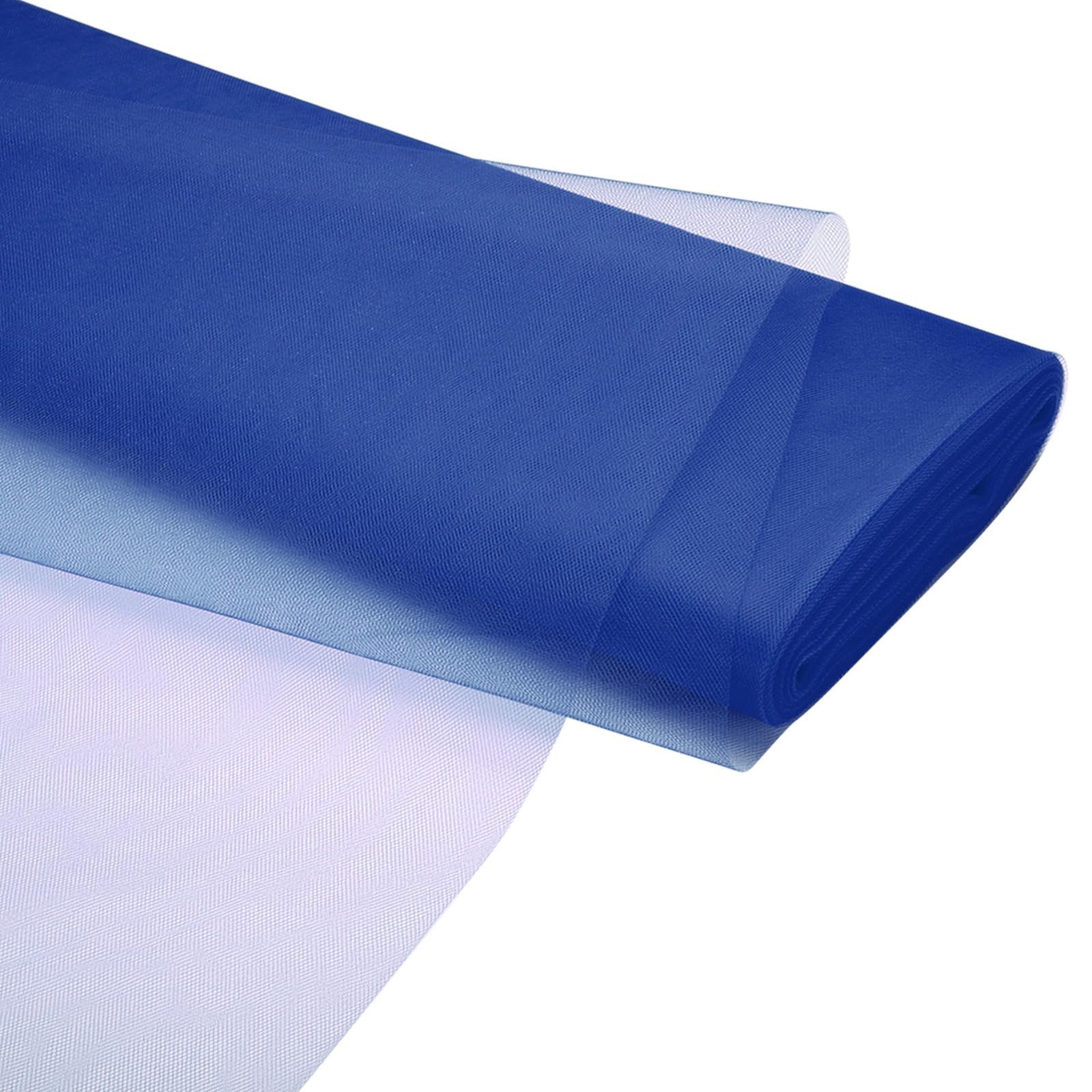 PATIKIL Tulle Fabric Rolls, 54 Inch by 40 Yards Fabric Spool Tulle Ribbon Netting Bolt for DIY Crafts Wedding Party Decorations, Tutu Skirts, Table Skirt, Gift Wrapping, Bright Blue