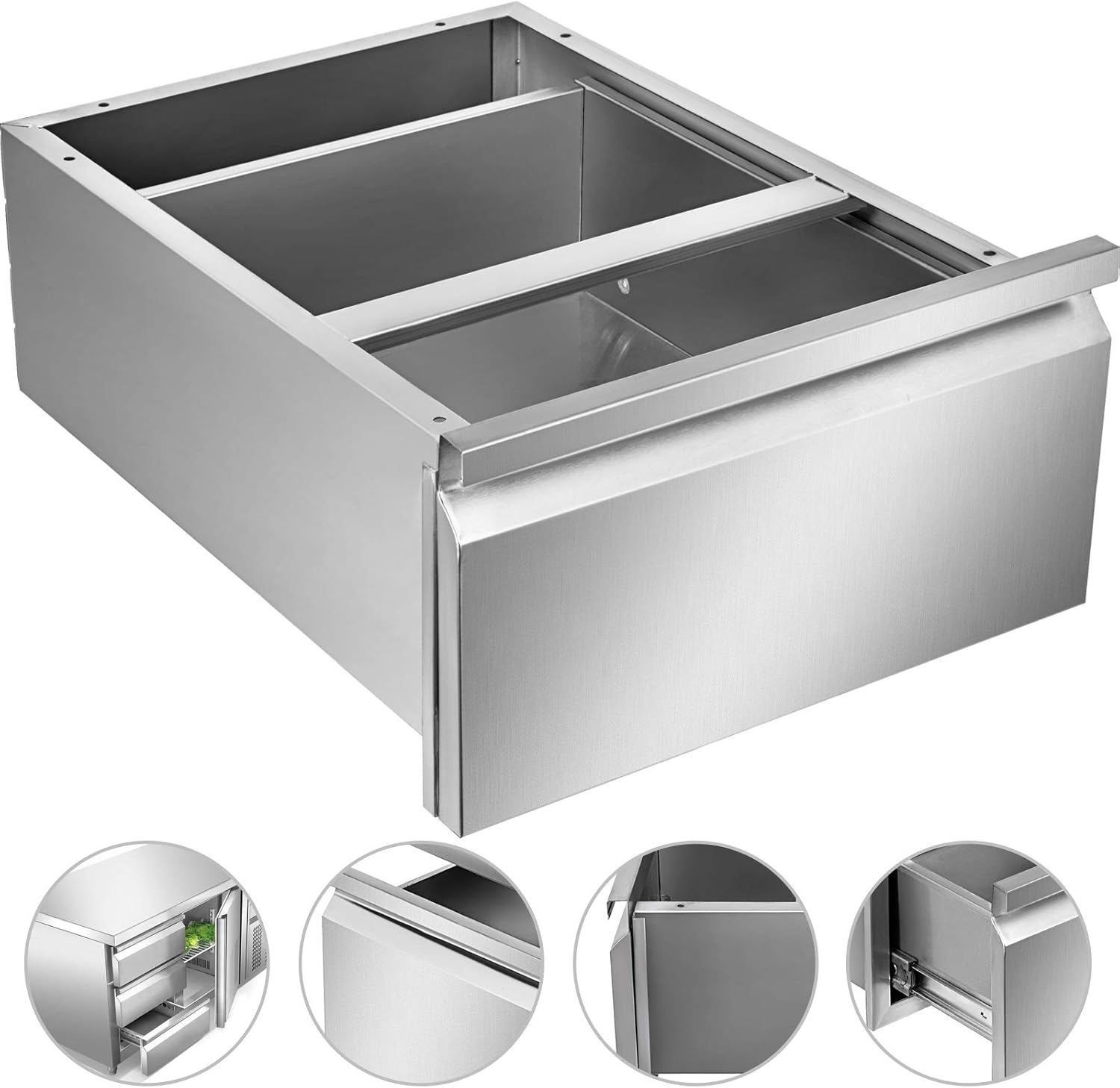 Amazon Com Mophorn Stainless Steel Worktable Drawer 14 7x20 Inch