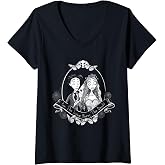 Womens Corpse Bride Can the Living Marry the Dead? Movie V-Neck T-Shirt