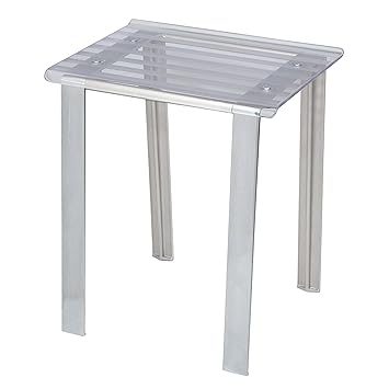 tabouret de douche transparent