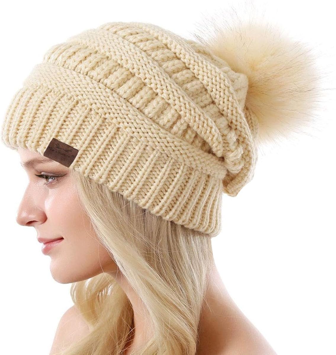 toboggan hat with fur