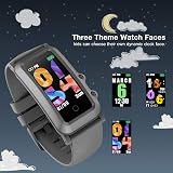 BIGCHINAMALL Kids Fitness Tracker Smartwatch Heart Rate Monitor Alarm Clock Gift view 2