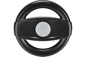 Accmor Stroller Steering Wheel Toy, Pretend Driving Simulated Steering Wheel for Baby Stroller Shopping Carts, Universal Detachable Funny Stroller Shopping Carts Toy Attachment Accessories