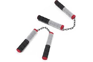 Liberty Imports Ninja Foam Nunchucks Sticks for Kids Pretend Role Play - Children Safe Soft Toy Weapons Props Costume Accessories (2 Pairs)