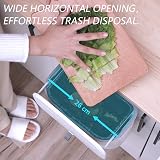ELPHECO 9.5 L Hanging Kitchen Waste Bin with Lid White view 8