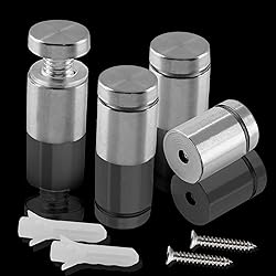 Zorveiio 3/4" x 1" Sign Standoff Screws Wall