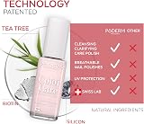 PODERM Nail Polish Nude Blush Tea Tree 8ML Podiatrist Enriched view 4