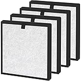 XBWW AP303 AP304 Replacement Filter Compatible with DAYETTE ＆ FRESHDEW Air Cleaner Purifier AP303 AP304, Premium Replacement Filter with Activated Carbon for Home Large Room, 4 Pack Standard-White