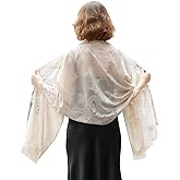 RIIQIICHY Shawls and Wraps for Evening Dresses Scarfs for Women Pashmina Wedding Formal Shawl
