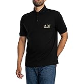 Armani Exchange Mens Gold Logo Polo