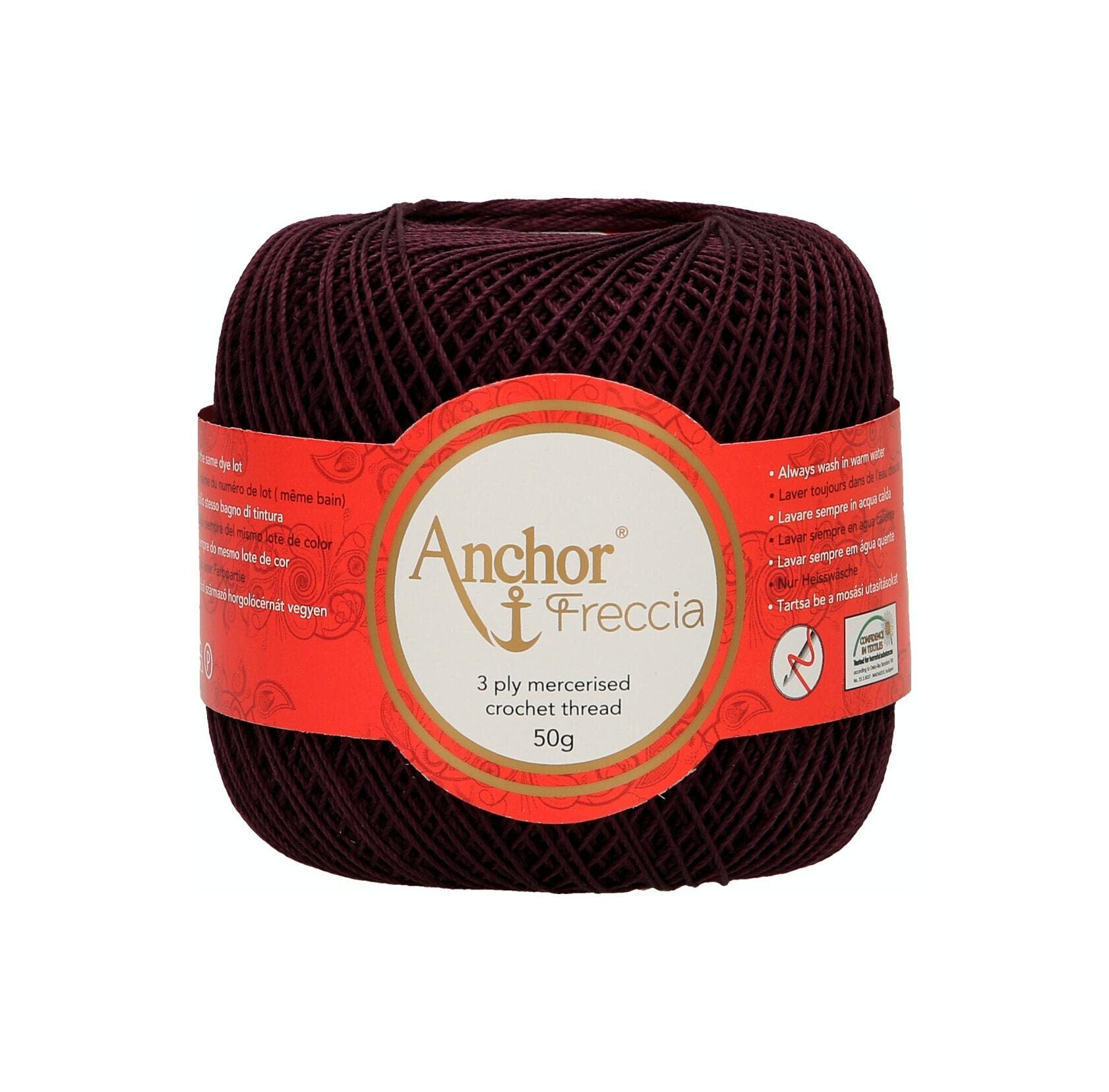 Anchor 4771012-00641 Crochet Yarn, 100% Cotton, 641, One Size, 88 g