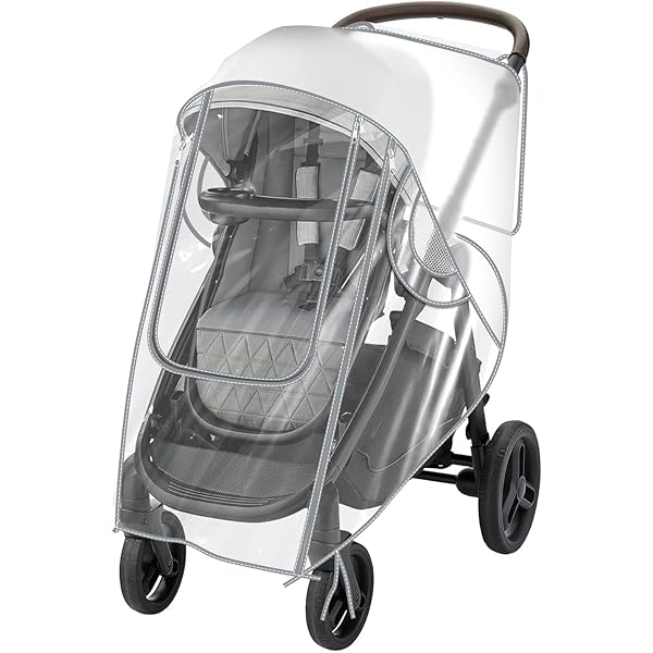 Nuby Eco Baby Stroller Weather Shield And Bug Netting Set - Stroller Rain Cover And