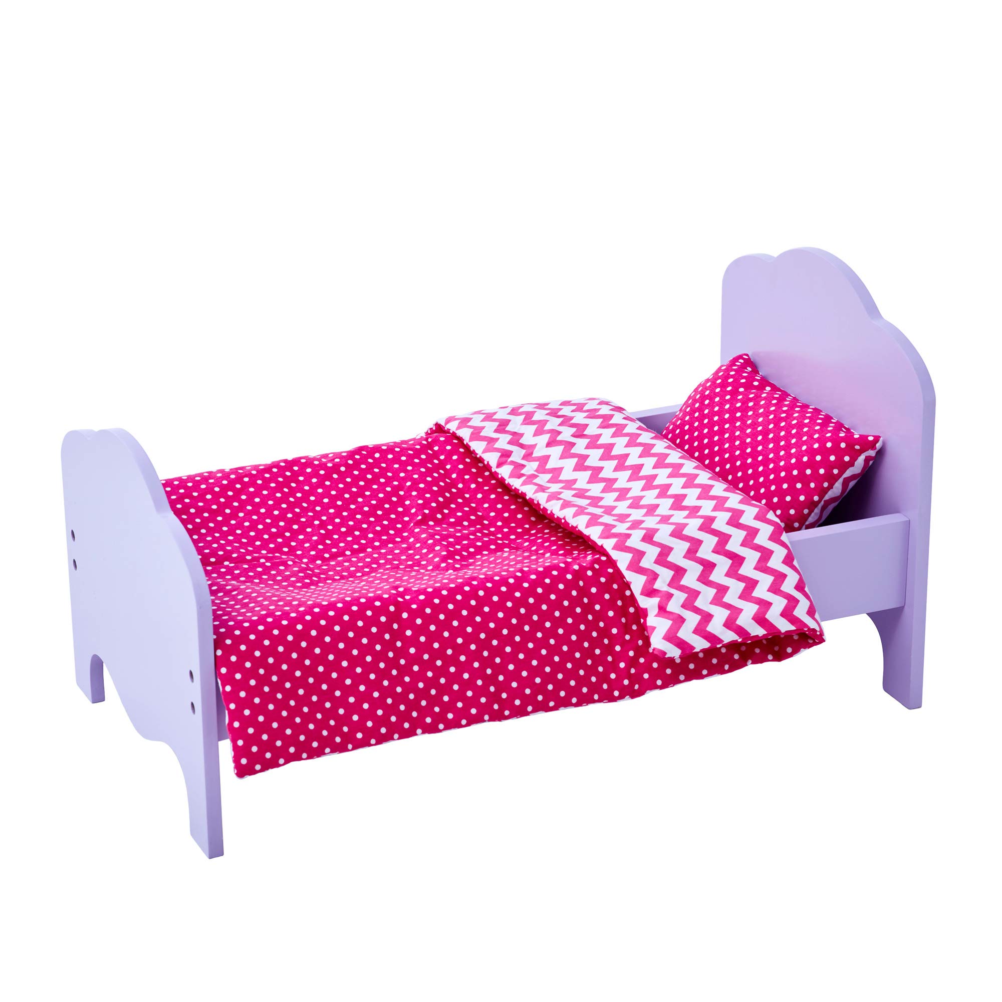 Olivia's Little World Little Princess Single Bed Purple Bedding SetModern Chevron TD-11929-1G