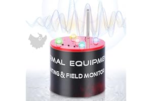 Chkenono Ghost Hunting Equipment, Paranormal Equipment Tool with Enhanced Sensitivity and Temperature Deviation Detection, EMF Detector for Professional Paranormal Investigations