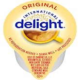 International Delight Coffee Creamer Singles, Original, Shelf Stable Flavored Pre-Portioned Creamers, 0.44 fl oz (180 Count)