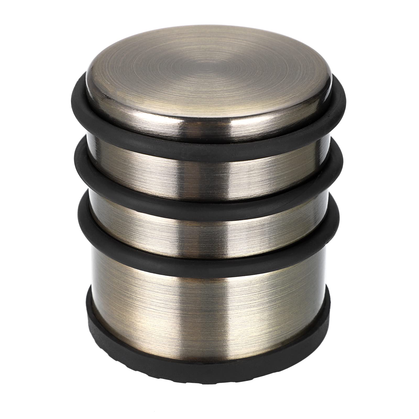 Photo 1 of Sumnacon Heavy Duty Floor Door Stopper No Drill - Durability Stainless Steel Door Stop with Anti-Skid Rubber - Decorative Safety Doorstop for Home Office Commercial Industrial Decor, Bronze