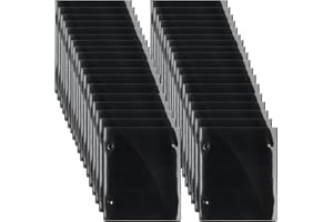 Outus 36 Pcs Flip Folder Pages Music Folder Marching Band 7.5 x 6.3 Inch Band Flip Choral Folders PVC Waterproof Double Sided Music Files Holder for Sheet (Double Side)