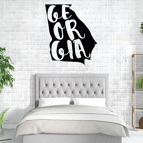 Amazon Com Georgia Wall Decal State Silhouette Vinyl Art For Home