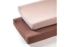 Termichy Muslin Changing Pad Covers: Baby Diaper Changing Table Covers - Changing Pad Sheets for Boys Girls
